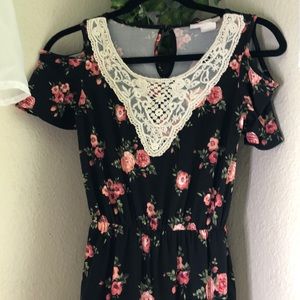Kids Floral Jumpsuit